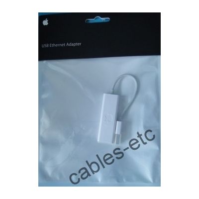 Genuine Apple MC704ZM/A USB TO RJ45 10/100 Mbps Ethernet LAN Adapter Macbook Air