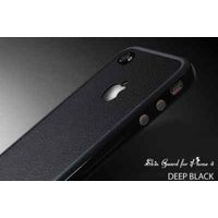 Back Skin Film+ Screen Guard Kit for Iphone 4 Deep BLK
