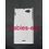 Rubberised Frosted Snap On Hard Back Case Cover For Sony Xperia J ST26i - White