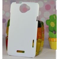 White Rubberized Frosted Hard Back Case Cover for HTC One X Edge Endeavor XL