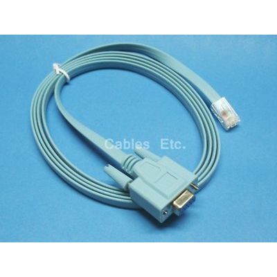 DB9 Female to RJ45 Console Cable for Cisco Routers 2m
