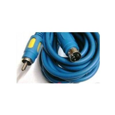 Premium Quality S-Video SV Svideo Cable 4 Pin to 1 RCA Connector - 2 meters