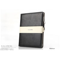 KLD Leather Corporate Flip Folio Case Cover Stand For Apple iPad 4 3 2 - Black