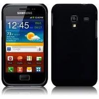Rubberised Matte Hard Back Case Cover For Samsung Galaxy Ace Duos S6802 - Black