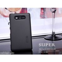 Nillkin Super Frosted Matte Hard Back Cover Case For Nokia Lumia 820 - Black