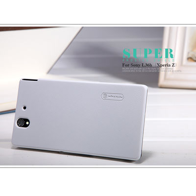 Nillkin Super Frosted Matte Hard Back Cover Case For Sony Xperia Z LT36i - White