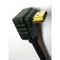 Easy Fit Right Angled Gold Plated HDMI Male Cable 1.8m With Ferrites TV LCD LED