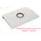Rotating Leather Case Cover Stand For Samsung Galaxy Note 10.1 N8000 - White