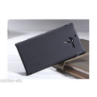 Nillkin High Frosted Matte Hard Back Cover Case For Sony Xperia ZL LT35i - Black