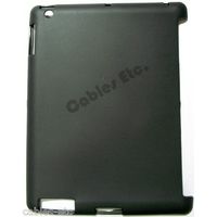 Black Smart Buddy Snap On TPU Soft Gel Back Case Cover for Apple New iPad 4 3 2