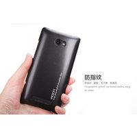 Rock New Naked Shell Hard Polycarbonate Back Cover Case For HTC 8X C620 - Black