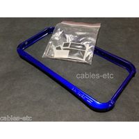 Deff Cleave Glossy Aluminium Metal Bumper Cover Case For Apple iPhone 5 - Blue