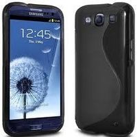 S Line TPU Soft Silicon Gel Back Case Cover For Samsung Galaxy S3 i9300 - Black