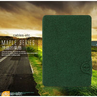 KLD Tree Texture Leather Flip Diary Cover Case Stand For Apple iPad Mini - Green