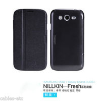 Nillkin Fresh Black Leather Flip Diary Cover Case Stand For Samsung Galaxy Grand