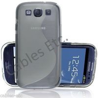 S Line TPU Soft Silicon Gel Back Case Cover For Samsung Galaxy S3 i9300 - Grey