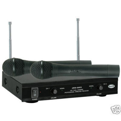 Genuine Brand New AHUJA Professional VHF Wireless Microphone AWM-490V2