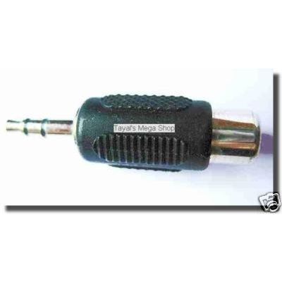 RCA Female to 3.5mm Stereo Male Adapter