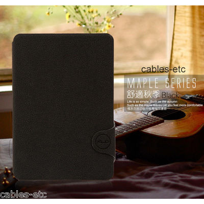 KLD Tree Texture Leather Flip Diary Cover Case Stand For Apple iPad Mini - Black