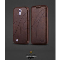 KLD Oscar 2 Royal Leather Flip Cover Case For Samsung Galaxy S4 i9500 - Brown