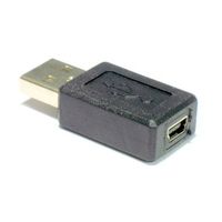 Mini USB 5pin Female to Normal USB Type A Male AM Adapter
