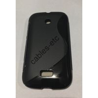 New S Line TPU Soft Silicon Gel Back Case Cover For Nokia Lumia 510 - Black