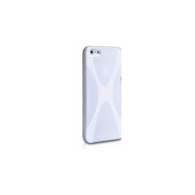 New White X Line TPU Soft Silicon Gel Back Case Cover For Apple iPhone 5 5G