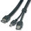 eSATAp ( Power over e-Sata) to eSATA+ USB Mini B 5 pin Cable, 1m - 3.0Gbit/s