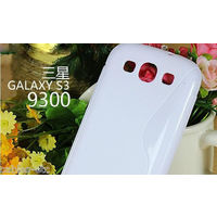 Screen Guard+ White TPU Soft S-Line Back Cover Case For Samsung Galaxy S3 i9300
