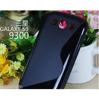 Screen Guard+ Black Frosted TPU Soft S-Line Back Case for Samsung Galaxy S3 i9300