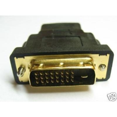 Gold Plated DVI-D Dual Link 24+ 1 25 Pin Male to HDMI Female Adapter Converter