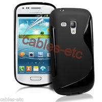 S Line TPU Soft Silicon Back Case Cover For Samsung Galaxy S3 Mini i8190 - Black