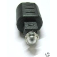 Optical Mini Plug to Toslink Adapter / Converter