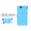 Nillkin Fresh Leather Flip Diary Cover Case Stand For Sony Xperia Z Lt36i - Blue