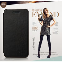 KLD Italian Leather Royal Flip Diary Smart Cover Case For Blackberry Z10 - Black