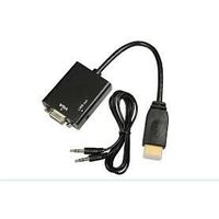 HDMI to VGA+ Analog Audio CONVERTER for PS3 LAPTOP DVD to Projector Monitor
