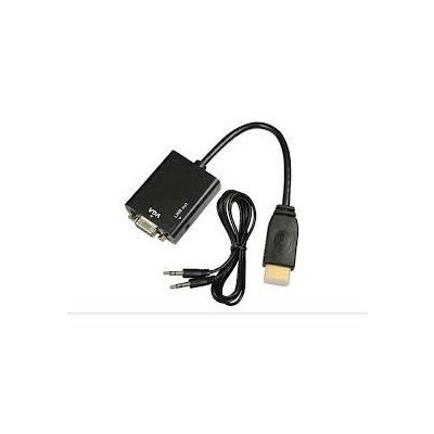 HDMI to VGA+ Analog Audio CONVERTER for PS3 LAPTOP DVD to Projector Monitor
