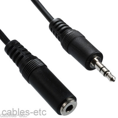Premium Stereo Audio Extension Cable 3.5mm Male to 3.5mm Female Mp3 Car - 10m