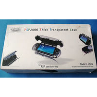Original Dobe Thick Transparent Case for PSP 2000 White