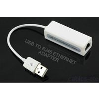 10/100Mbps USB to RJ45 Fast Ethernet LAN Network Adapter For Ultrabooks Tablets