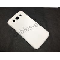 Rubberised Matte Hard Back Case Cover For Samsung Galaxy Mega 5.8 i9150 - White