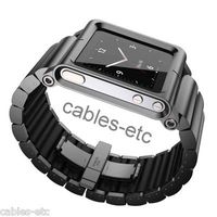 Lunatik LYNK All Aluminum Wrist Band Watch Case For Apple iPod Nano 6 6G - Black