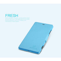 Nillkin Fresh Leather Flip Diary Cover Case Stand For Nokia Lumia 720 - Sky Blue