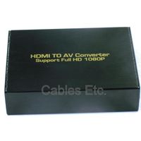 AV CVBS Composite to HDMI 720p 1080p Converter to connect DVD STB to LCD Monitor