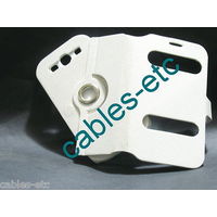 White Rotating Table Talk Pixel Leather Flip Dairy Case Stand Samsung Galaxy S3
