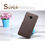 Nillkin Super Frosted Shield Matte Hard Back Cover Case For HTC ONE M7 - Brown