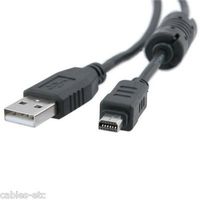 # HY006 Compatible USB Data Cable for Olympus Digital Camera CB-USB5 CB-USB6 etc.