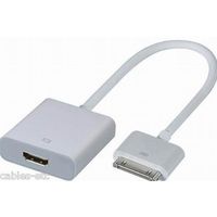 Dock To HDMI AV TV OUT Adaptor Cable For Apple iPad 3 2 iPhone 4S iPod Touch 4