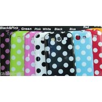 Exciting Polka Dots Soft Plastic Back Case Cover For Samsung Galaxy S3 i9300