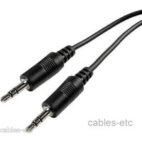 Premium Stereo Audio Aux Cable 3.5mm Male iPhone iPad Galaxy Tab Car Mp3 - 5m